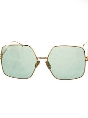 Fendi Gold Frame Oversized Sunglasses